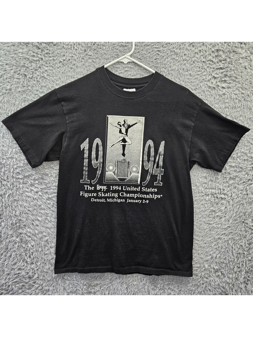 Vintage Figure Skating T Shirt Leggs US Figure Skating Championship 1997 Medium